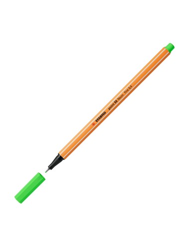  C/10 STABILO POINT 88 VERDE NEON Nº033 PUNTA DE FIBRA 0,4MM 